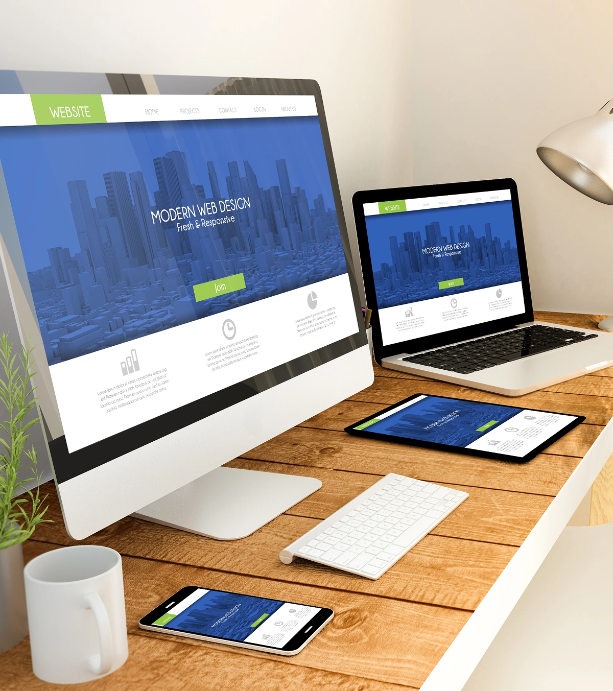 レスポンシブWebサイト制作実績 - マルチデバイス対応のWebデザイン事例